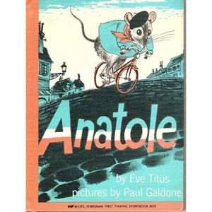 Anatole by Eve Titus Vintage Hardcover 1956 Talking Storybook Version